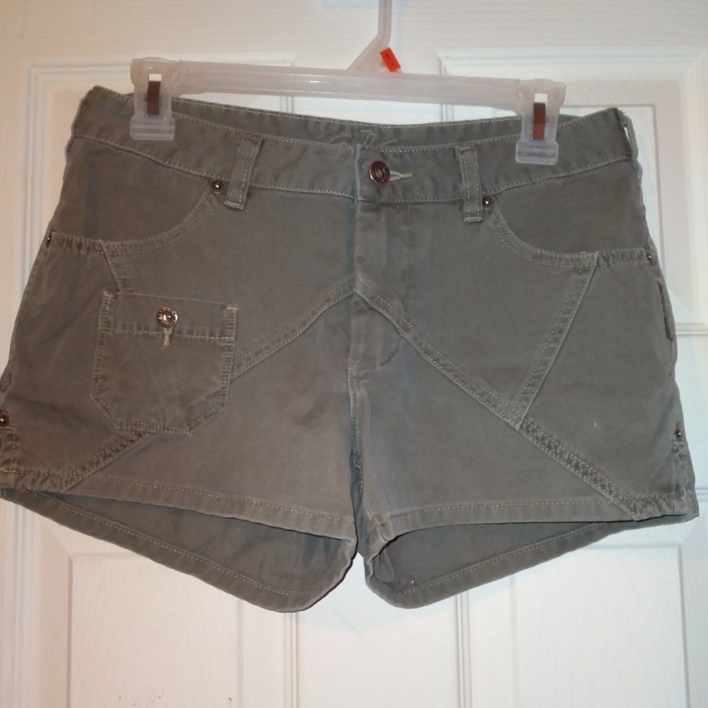 Vintage Silver Brand Army Green Jean Shorts